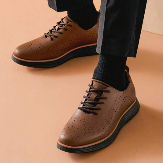 Sapatos Casuais para Homem com Sola Leve e Efeito de Elevador