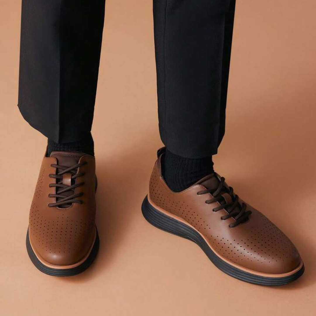 Sapatos Casuais para Homem com Sola Leve e Efeito de Elevador