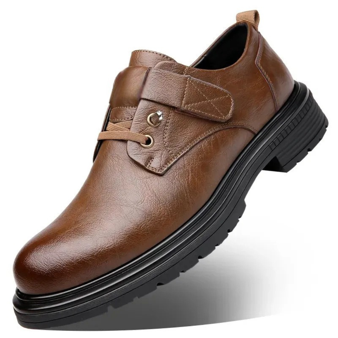 Sapatos Casuais de Couro Genuíno para Homem