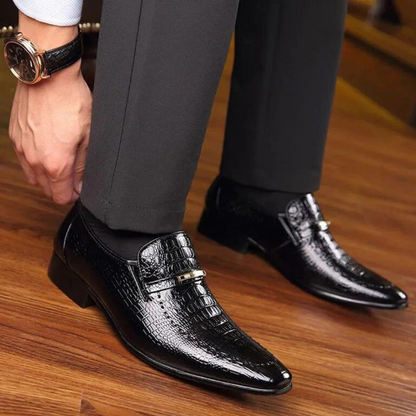 Sapatos de Couro Confortáveis e Luxuosos para Homem