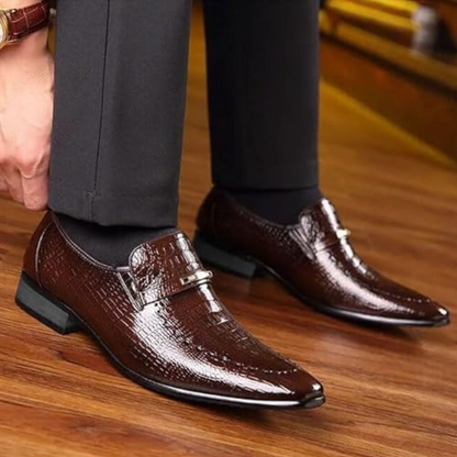 Sapatos de Couro Confortáveis e Luxuosos para Homem