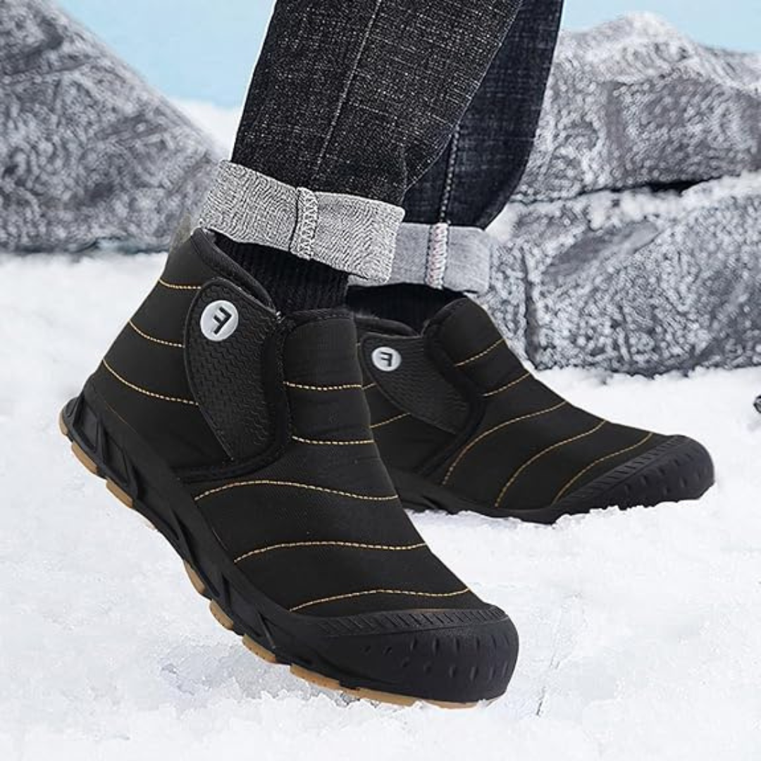 Botas de Inverno Quentes e Impermeáveis para Homem